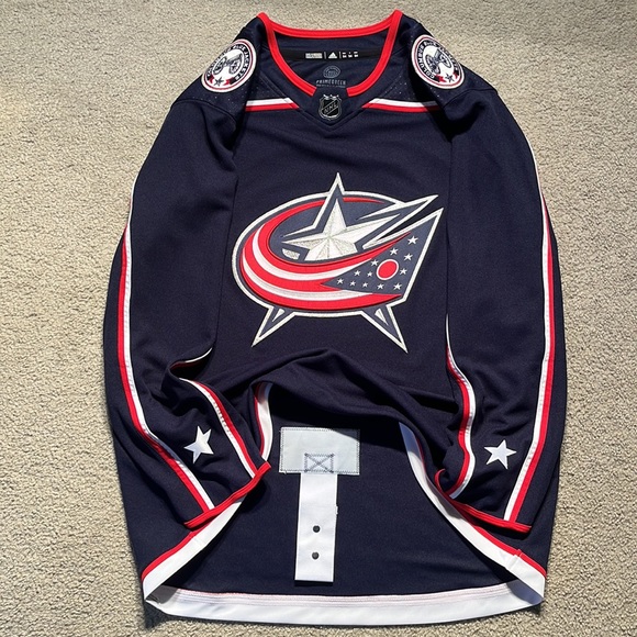 Columbus Blue Jackets Adidas Jersey - Picture 2 of 6